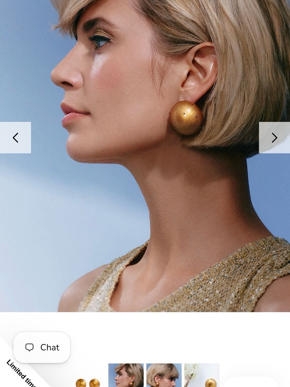 Saule Gaia midi earrings